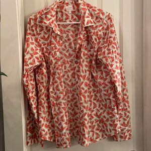 J. Crew Long sleeve button down shirt.  Like new!